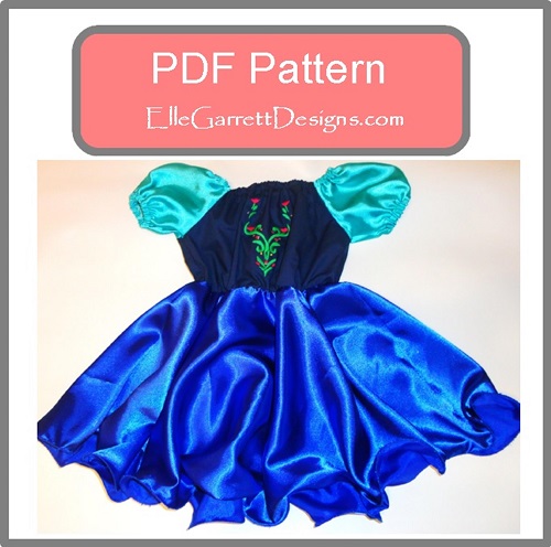 Winter Sister Princess Twirl Dress « Elle Garrett Designs